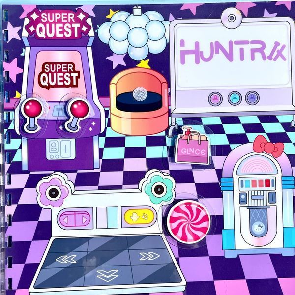 Книга K-POP + наклейки Demon Hunters 1090 фото