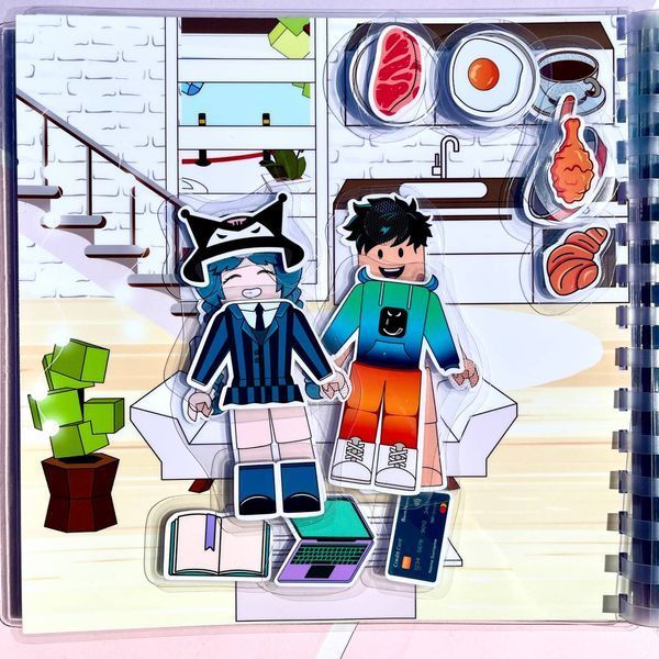 РОБЛОКС Брукхевен альбом на липучках 1074 фото