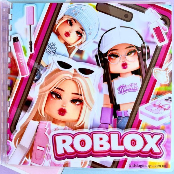 Бокс Роблокс книга + розмальовка + наліпки Roblox 1210 фото
